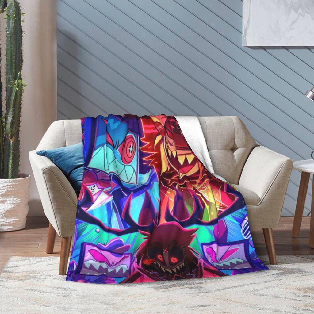 H-Hazbins H-Hotels vox 2 Gift Blanket For Men Women Cozy Soft Throw Blankets for Living Room 50x60 Inches Multi-size