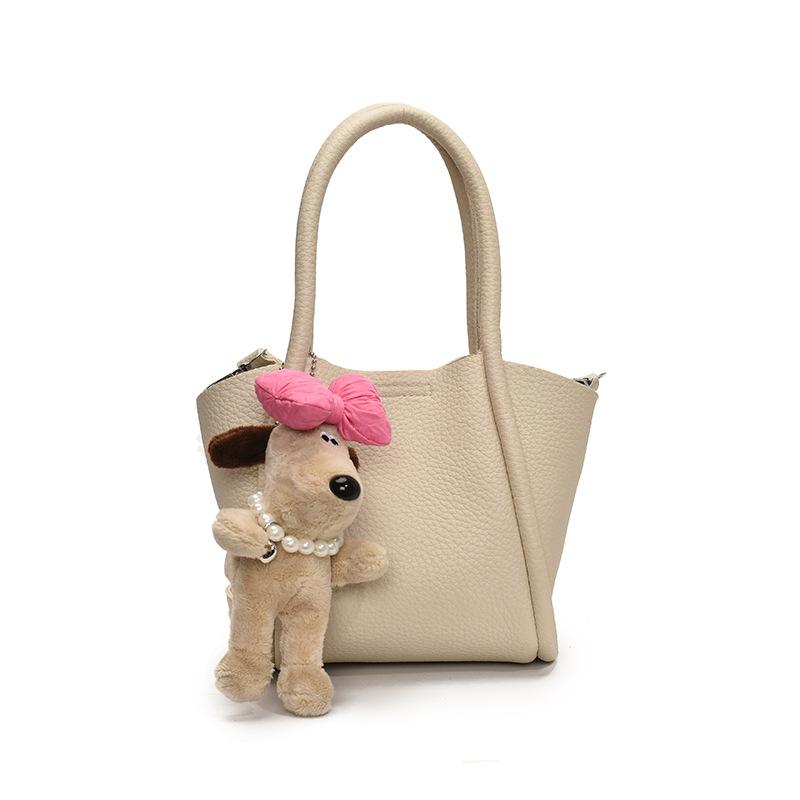 2025 New Niche Simple High-end Korean Version Vegetable Basket Bag Women's Casual Versatile Fashion Messenger Mother and Child Bag