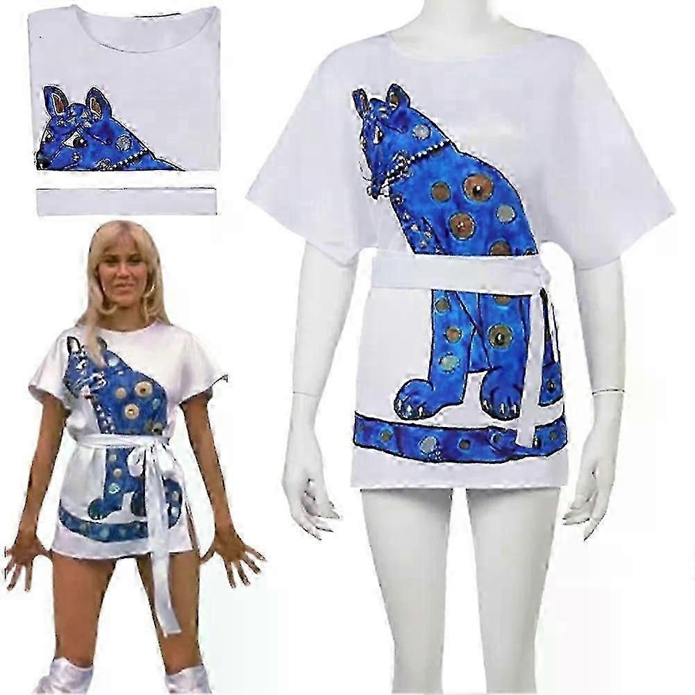 costumes cosplay cat dress ABBA 70s women's costumes vintage dress t-shirts - DSW