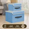 Dustproof Foldable Storage Box for Clothes, Toys, and Underwear - Large Bin for Bedroom Organization