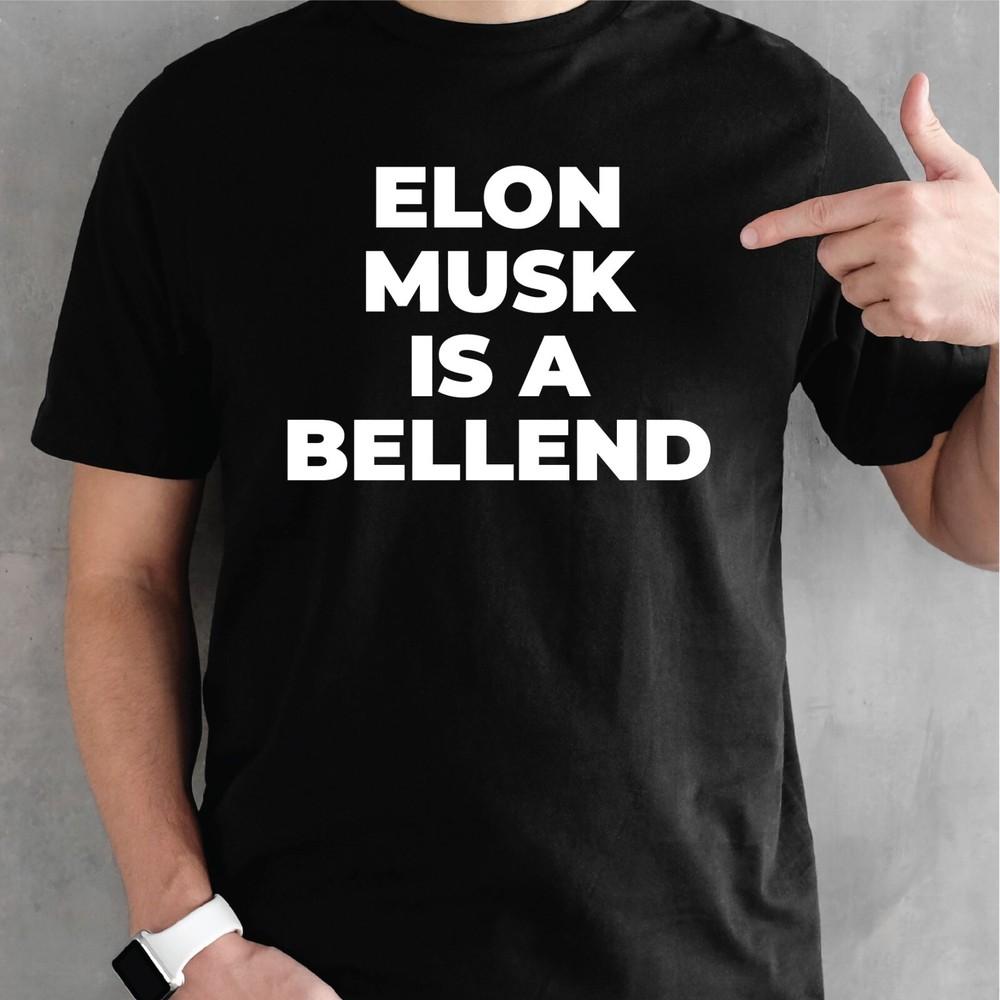 ФУтболка ELON MUSK IS A BELLEND Унисекс S