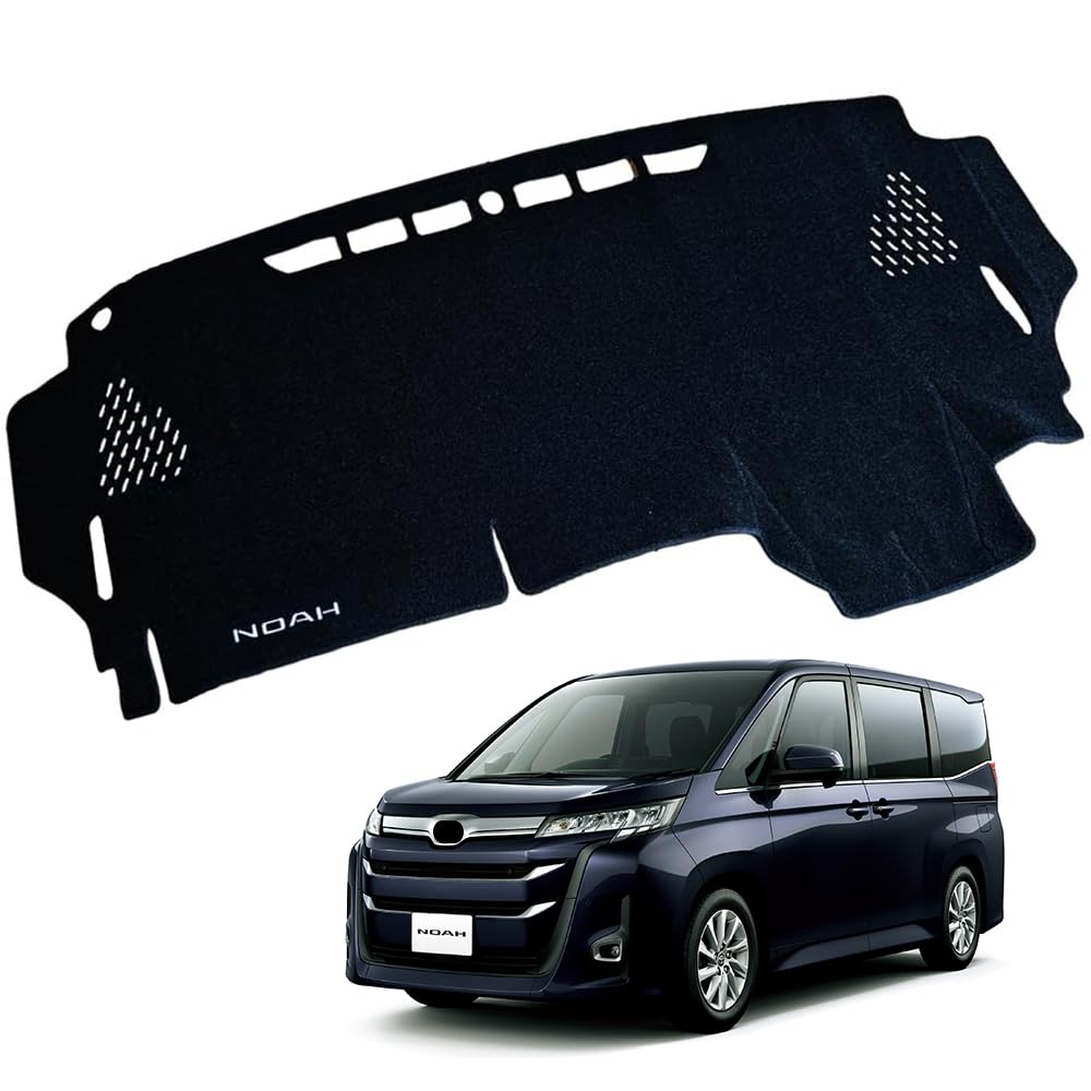 

Приборная панель KOKATO для Toyota Noah 90-й серии 2022 года, защита от выцветания на солнце, предотвращение царапин, полиэстеровый коврик с логотипом, интерьер чёрный