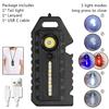 High Power COB LED Keychain Light Portable Rechargeable Hanging Flashlight for Outdoor Camping Waterproof Lantern Pocket Lamp