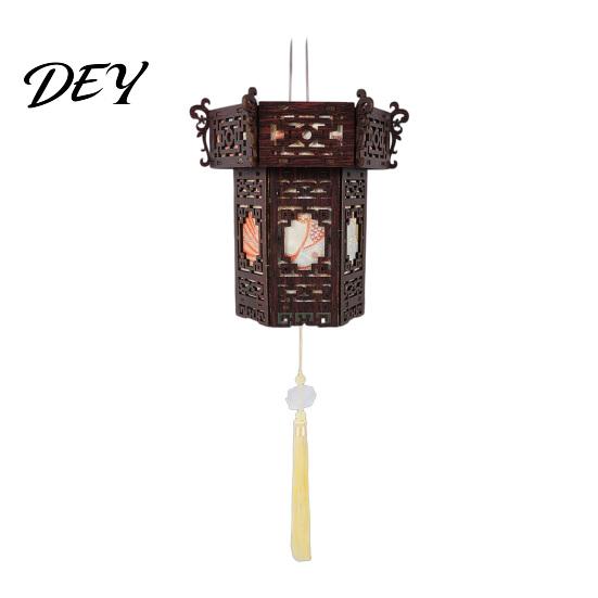 DIY Vintage Palace Lantern Kit for Kids, Chinese Style Wooden Frame Adults Kids Brocade Crafts, Making Material Set Mid-Autumn Festival Celebration