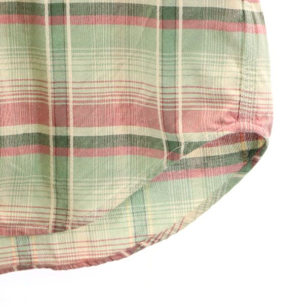 RRL Black Tag One Star Striped Pattern Short sleeve shirt XS RALPH LAUREN Men's Used