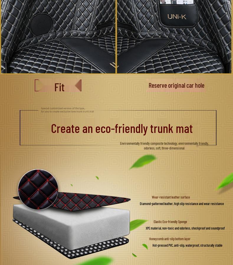 Changan UNI-K 2024 Smart Electric Car Full Coverage Trunk Mat