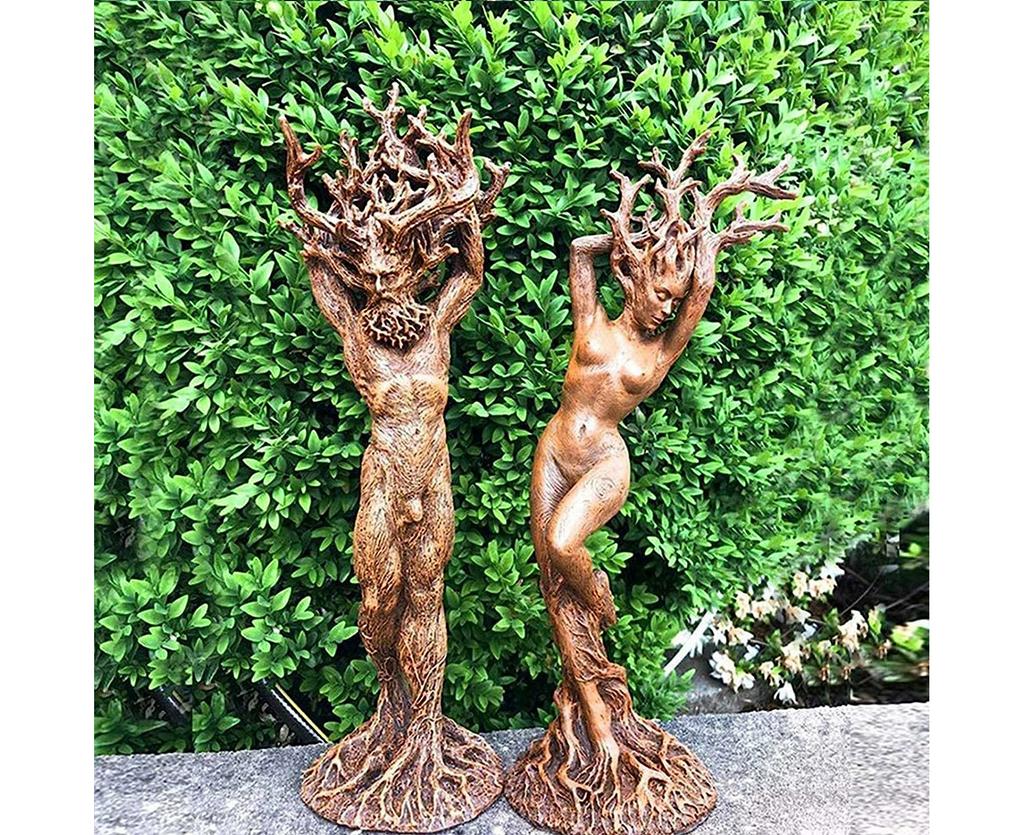 Goddess Forest God Resin Garden Statue