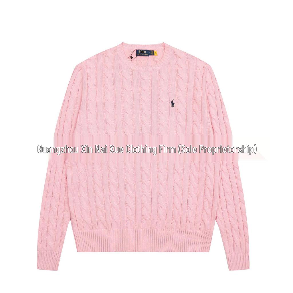 Hochwertiger Ralph RL Klassischer Unisex Strickpullover