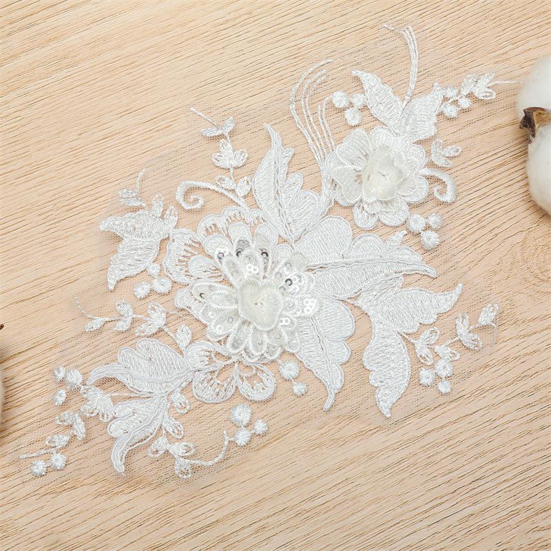 Three-Dimensional Embroidery, Flower Cloth Stickers, Beads, Car Bone, Lace Stickers, Flower Materials, Accessories, Clothing Decorative Flowers