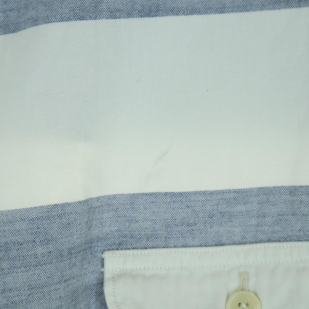 JOURNAL STANDARD Made In Japan Border Pattern Short Sleeve Shirt M Men's Used