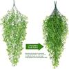 2Pcs 55CM Artificial Plants Vine Hanging Leaves Vines for Home Room Decor Garden Wedding Decoration Outdoor Decor Fake Plant