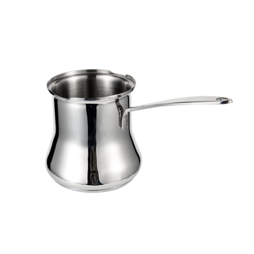 IMEEA Milk Pan, Saucepan, 18-10 Stainless Steel, Induction Compatible, 500ml, Saucepan, Mini Milk Pan, Silver