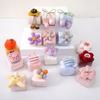 30x30 Coral Fleece Cartoon Animal Kids Towel Gift Box Set