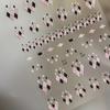 1pcs 5D Shell Light Nail Stickers Fashion Gold Border Love Bowknot Moon Star Art Decal High Quality Manicure Decorations
