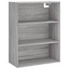 Highboard Grey Sonoma 69.5 x 34 x 180 cm Particleboard