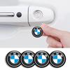 ADZW9 4pcs Car Door Lock Keyhole Stickers Anti-blocking Decals For BMW X1 X2 X3 X5 X4 X6 X7 G30 G20 G32 G11 G12 F40 F30 F20 F10 F34