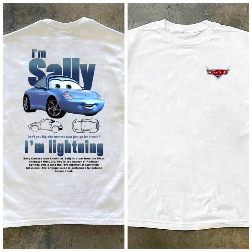 Disney Cars Lightning McQueen T Shirt Men Women Fashion Short Sleeve Cotton O Neck Teenager Tops