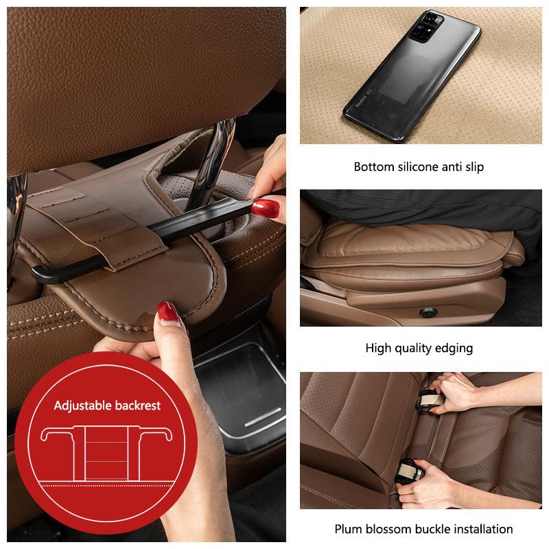 AQU3 Car Breathable Seat Plush Cushion Velvet Warm Pad Rear Seat Cover For Honda Civic Accord Fit City CRV Odyssey Pilot Jazz Insight