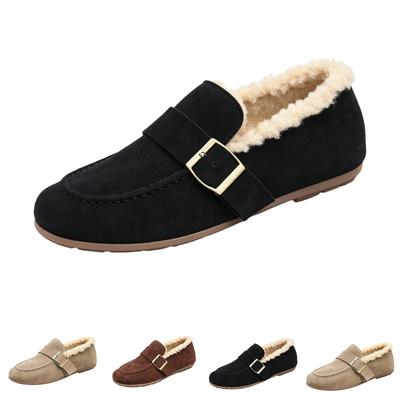 Women's Winter Lined Thick Warm Cotton Flat Shoes