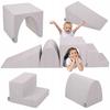 Kiddymoon Schaumstoff-Spielplatz Keil/Rutsche/Tunnel/Stufe für Kinder
