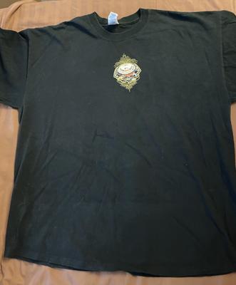 Mopar Mens Black T Shirt "Mopar Or No Car" Double Sided Size 2XL Hot Rod Vtg. Unisex T-Shirt