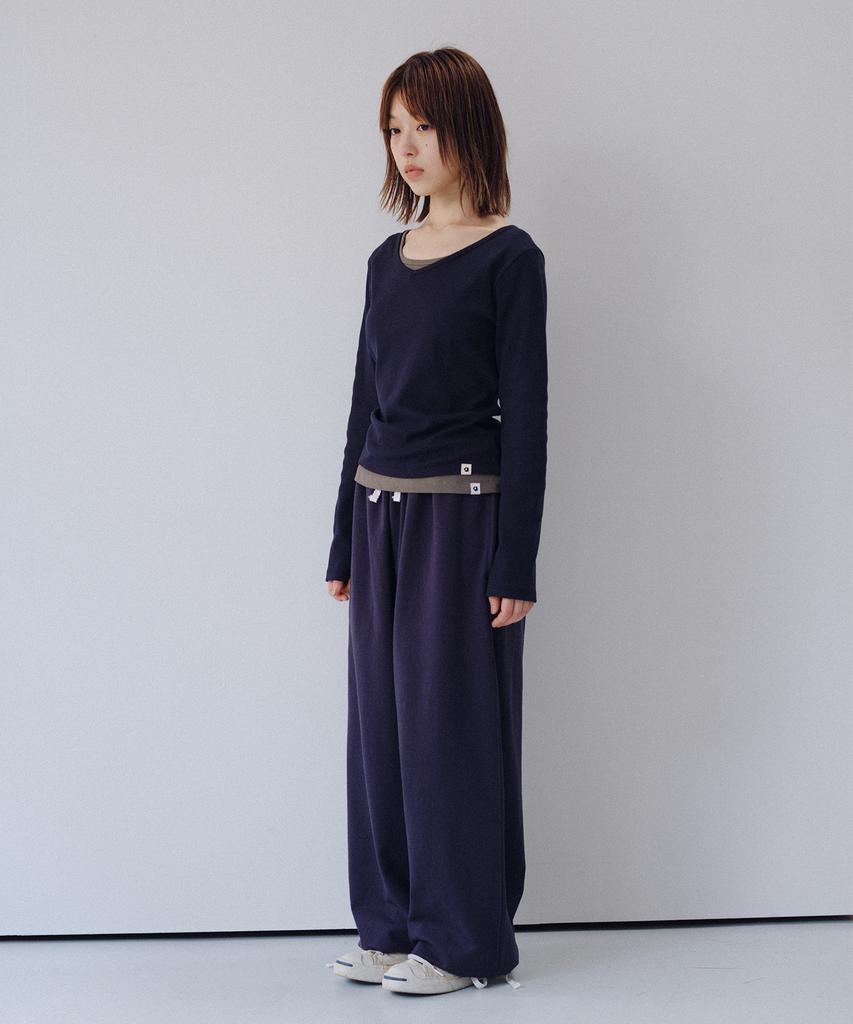 Ohesio Two-Way Straight Pants, Navy