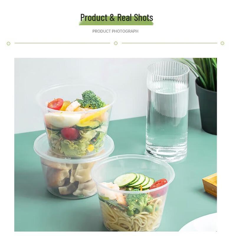 Hansheng Disposable PP Round Meal Prep Containers
