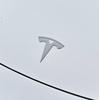1-3 Stück glänzend schwarz für Tesla Model 3 Mode Y Auto Frontemblem Heck Kofferraum Lenkrad Aufkleber Abzeichen Decal Styling