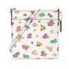 Kitt 20 Floral Print Leather Crossbody Bag Small Women Bags White 5056-B4HA