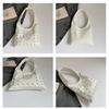 Rivet Flower Hollow Tote Bag Women's Shoulder Handbag
