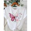 European Size Fashion Creative Print T-shirt, Spring and Summer Casual Short-sleeved Top, Fashion Round Neck Women's T-shirt