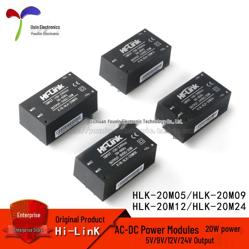 AC-DC Power Module HLK-20M: Converts 220V To 5V, 9V, 12V, or 24V