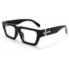 Chloe heart print thick leg sunglasses new street shot dance bar Internet celebrity sunglasses hip hop