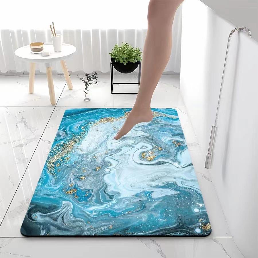 Bathroom Absorbent Floor Mat Toilet Door Mat Household Door Mat