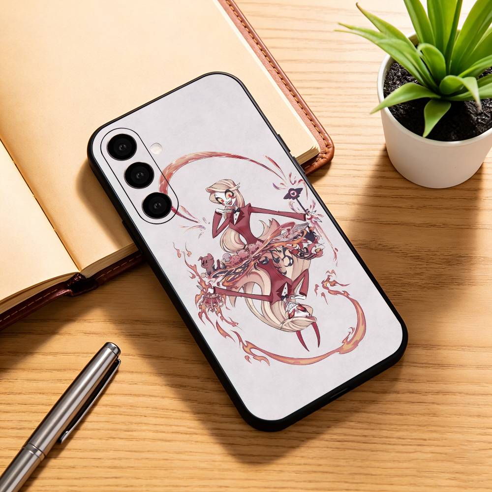 Hazbin Hotel Чарли Морнингстар Чехол для телефона для Samsung Galaxy A73, A72, A71, A70, A53, A52, A51, Мягкий силиконовый черный чехол Samsung a21