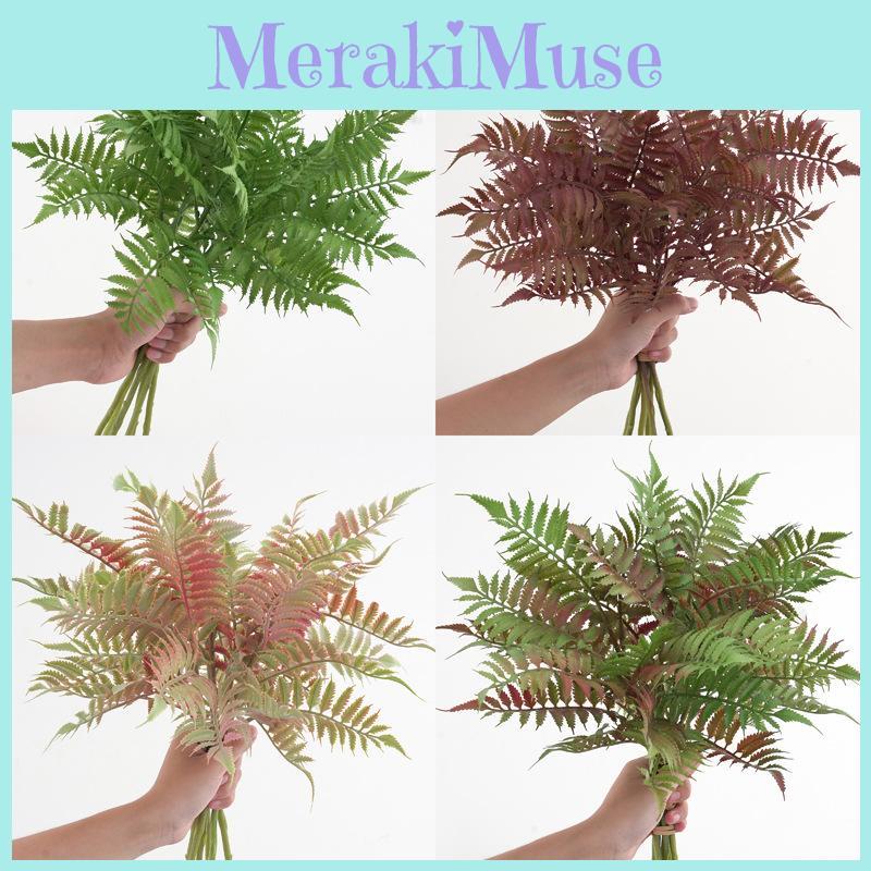 Künstlicher Farnblatt Pflanzendekor Mit Realistischem Kunststoffmaterial Für Innengarten Und Fotografie-Requisiten