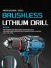 21V Dual Speed Cordless Hand Drill & Screwdriver with Lithium Battery