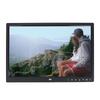 15  HD Screen Touch Button Digital Photo Frame Alarm Clock MP3Celsius4 Movie Player   Black