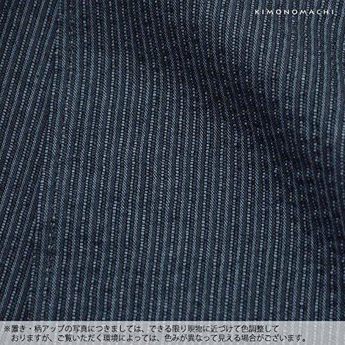 [KIMONOMACHI] Kyoto Kimonomachi Original Men's Jinbei, Indigo Striped Cotton and Linen, Size M, Father's Day Gift, Loungewear, Plus Sizes