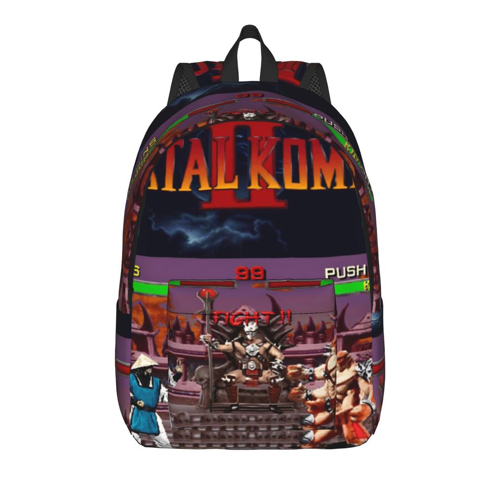 Mortal Kombat II Moive 2026 Backpack for Men Women Fashion High School Work Daypack Laptop Computer Shoulder Bag Outdoor