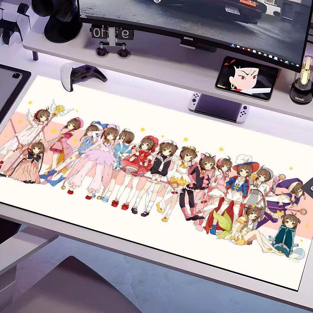 

Коврик для мыши Аниме Cardcaptor Sakura Разные размеры Большой квадратный Компьютерный Офисный Игровой Настольные коврики Резиновые Антискользящие Коврики для мыши 600x300x2mm