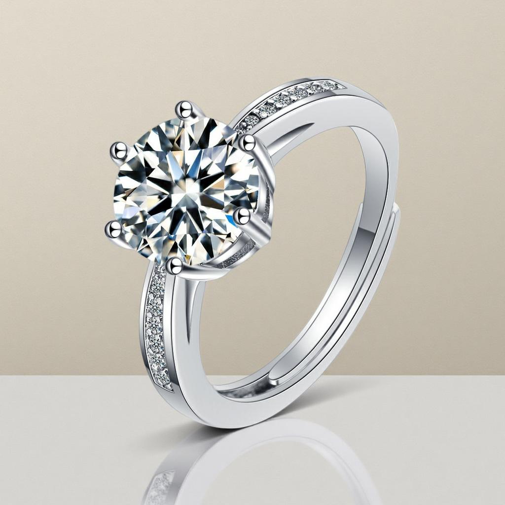 New Copper Ring Classics 5A Zircon For Women Wedding Engagement Jewelry Accessories Fashion High Quality Gift
