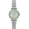 Gianni T-Bar Green Stainless Steel Silver Ladies Quartz Watch AR11667