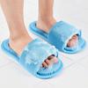 Foot Scrubber Massage Slippers Feet Cleaner Silicone Bristles Slippers Shower Slippers with Anti-Slip Suction Cups for Exfoliating Cleaning Foot
