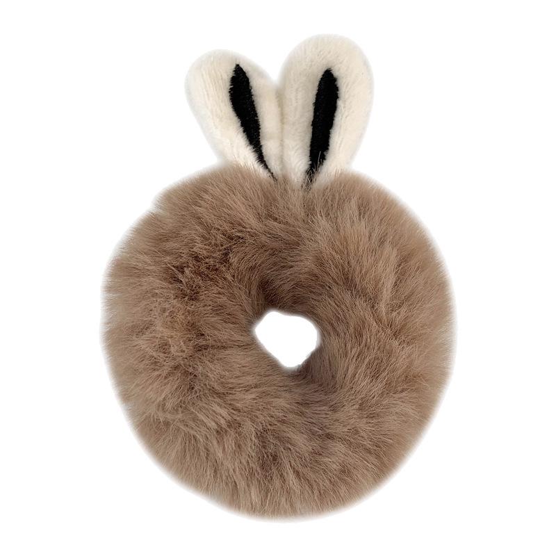 Plüsch-Hasenohren-Haarband – Weiches, waldinspiriertes Haar-Accessoire für Herbst & Winter