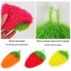 Strawberry Scrubber Sponge Kitchen Fruit Dish Cleaning Brush Dishwashing Brush Pot Pan Sponge Scouring Pads Cleaning Products