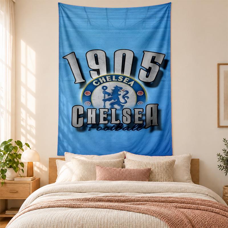 Arazzo Chelsea FC alta qualità per decorare pareti di soggiorno, camera da letto, dormitorio ideale come arte murale per camera da letto o regalo di festa
