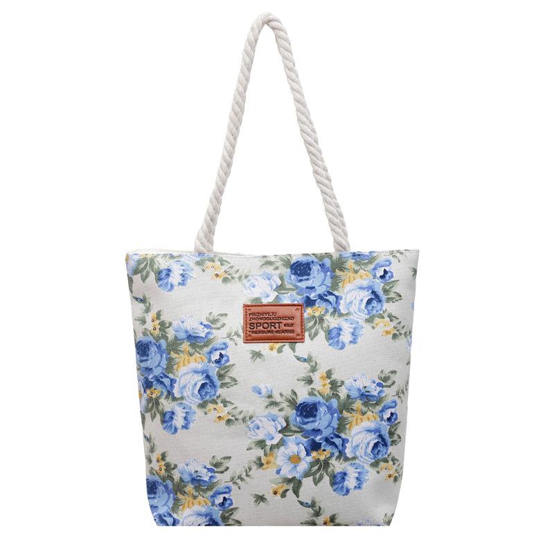 

New Fresh Style Tote Bag for Women, Large Capacity Casual Shoulder Handbag, Commuter and Shopping Bag with Zipper