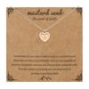 Mustard Seed Faith Pendant Necklace, Gold-Tone Stainless Steel, Silver Chain Christian Religious Jewelry Gift