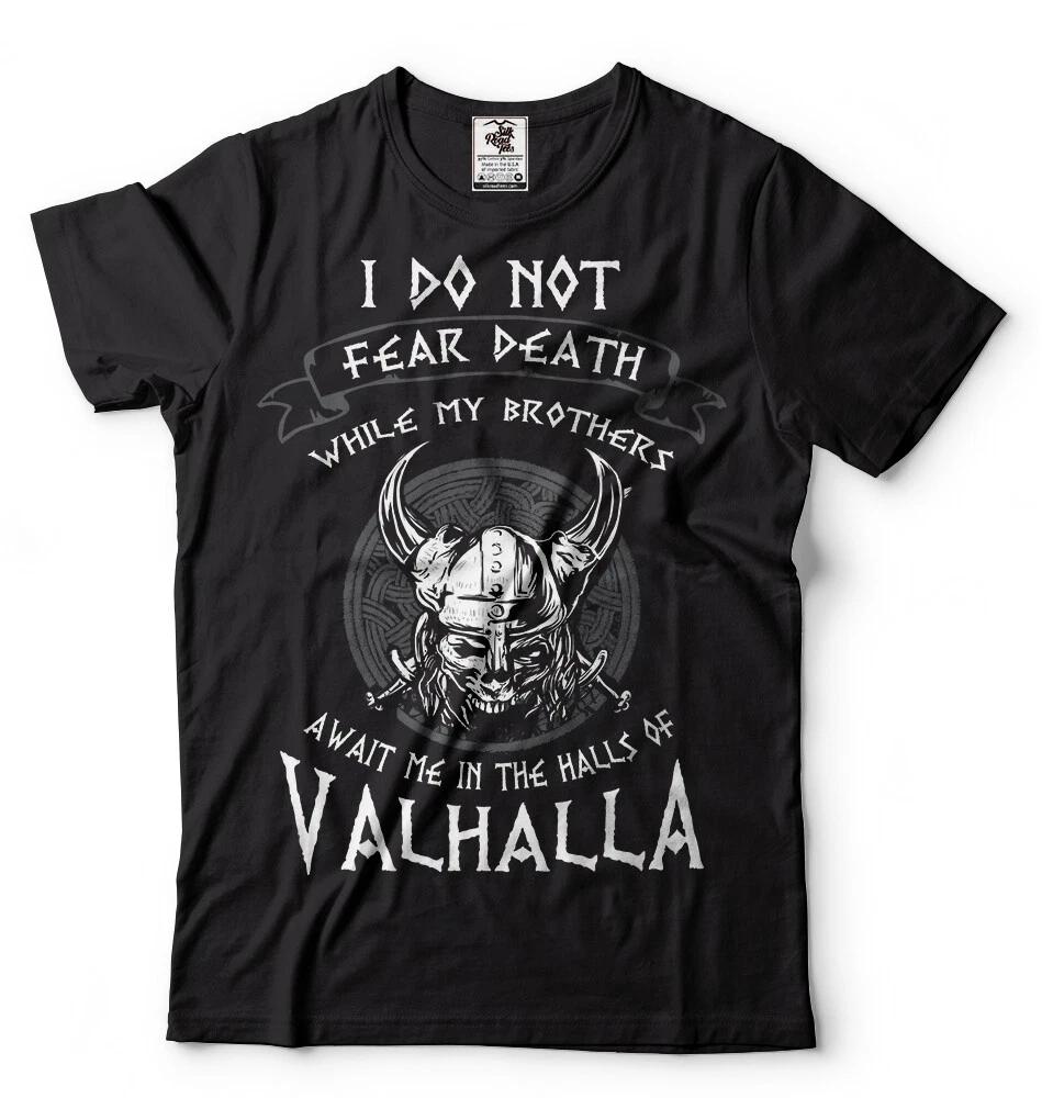 Halls of Valhalla Viking T-shirt The Vikings Shirt Odin Ragnar Thor T-shirt L